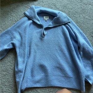 Aerie waffle quarter zip size medium